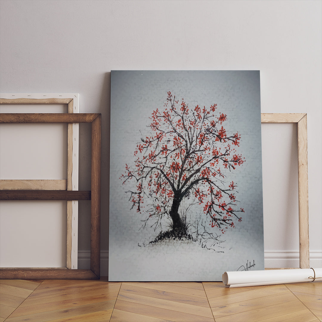 Autumn Whisper – Hand-Illustrated Nature Art Print